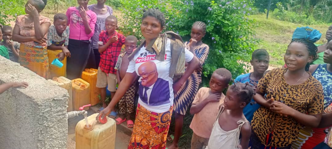 Réalisation d’un ouvrage de distribution d’eau potable à Lac Lomba  Territoire de Tshilenge